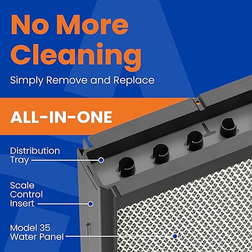 Miniatura 3 de AprilAire H735EZ1A Kit de reemplazo de conjunto de filtro de humidificadorpanel de agua para Aprilaire Modelos de humidificador para toda la casa