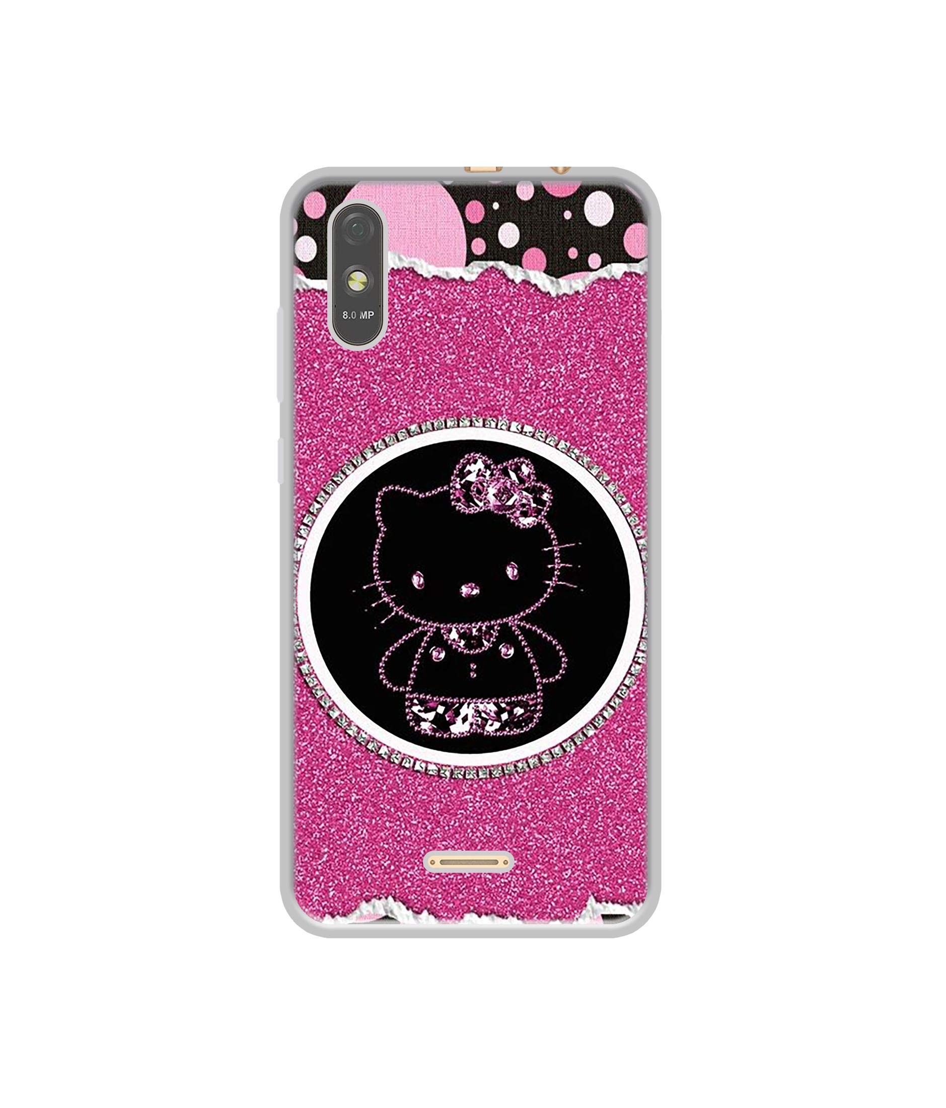 Amazon Brand - Solimo Designer Kitty with Glitter UV Printed Soft Back Case Mobile Cover for Lava Z61 Pro (B08SFGF7WD) Amazon Price History, Amazon Price Tracker