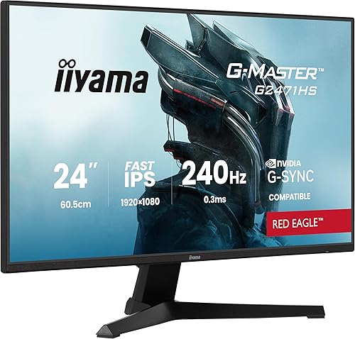 iiyama G-Master Red Eagle G2471HS-B1 60 — priekinis vaizdas