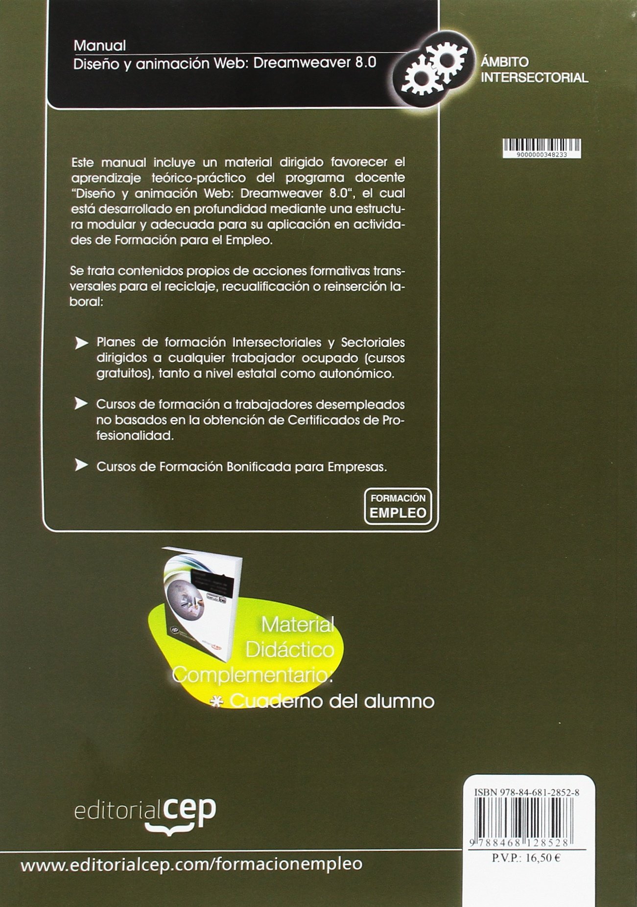 Manual Diseño y animación Web: Dreamweaver 8.0. Formación para el empleo