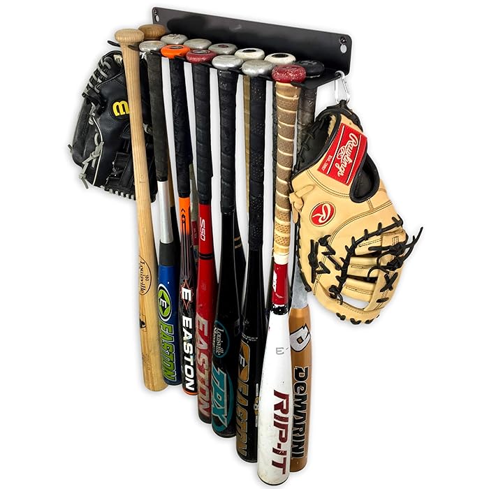 Buy StoreYourBoard Baseball Bat Storage Rack, 14 Bat Caddy, Hanging