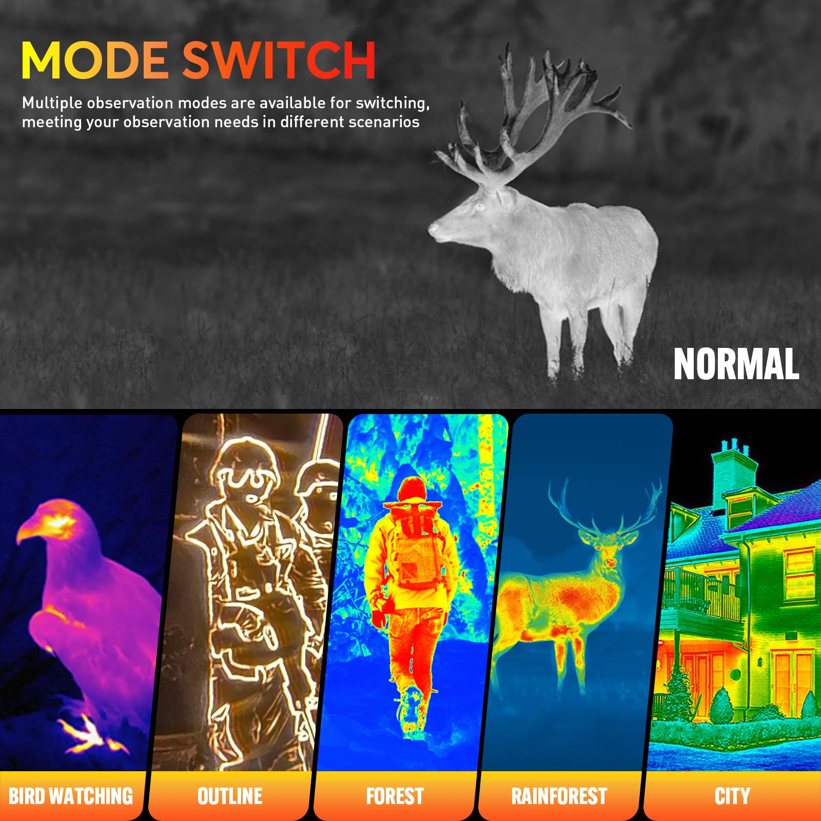 Amazon | XYTEC Ai15 サーマル単眼鏡 [AI超解像] サーマルイメージング