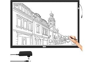 Mlife Upgraded Tracing Light Pad - Enhanced A1 Light Box, Stepless Dimming AC Powered