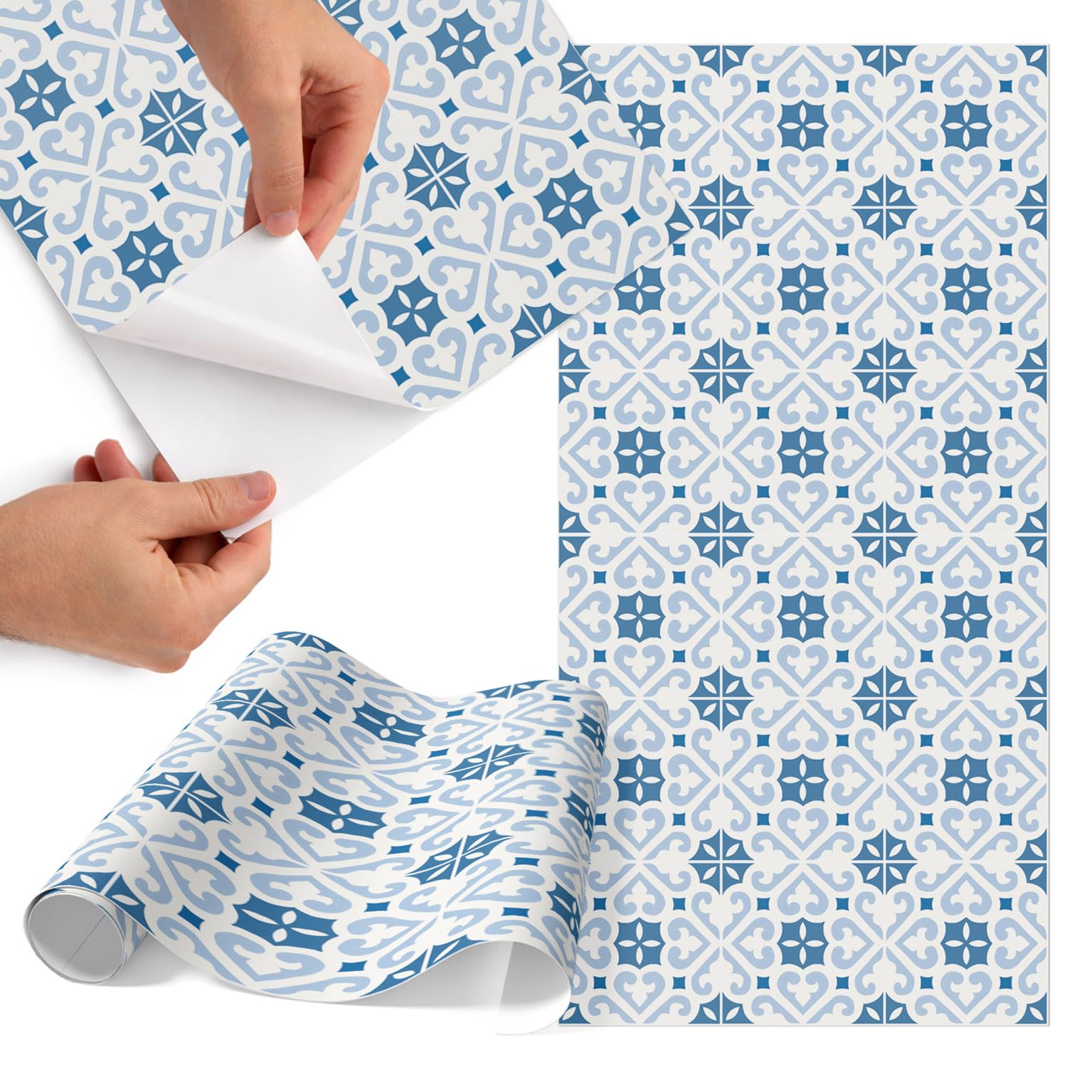 Vinilo impermeable para muebles de cocina con azulejos decorativos mate anti manchas