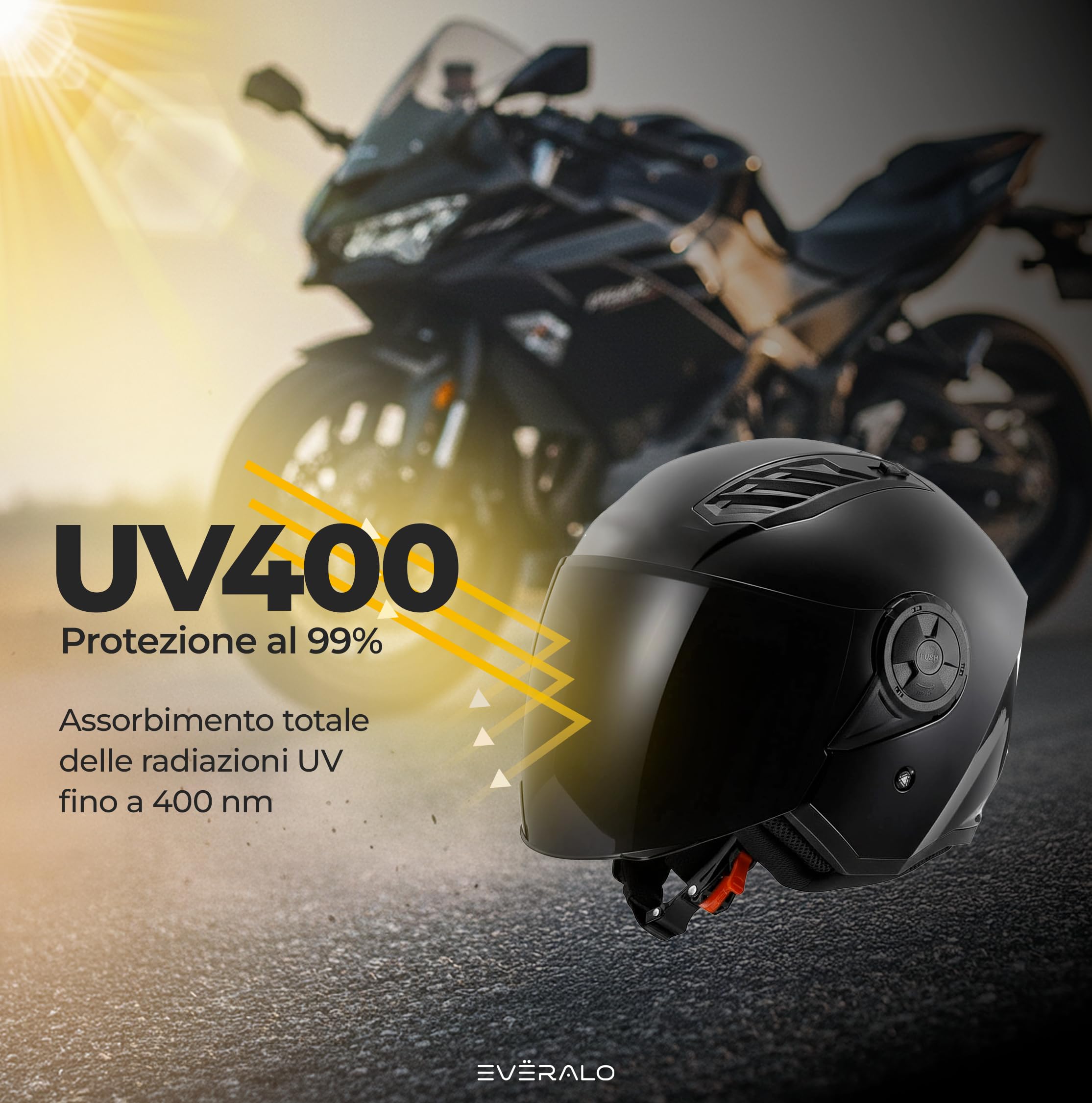 Visiera Compatibile con LS2 OF562 Airflow 1 - OF558 Sphere - Sphere Lux - Sphere Lux II - Visiere Casco Jet (Argento Cromo)
