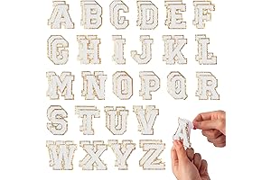 52Pcs Self Adhesive Chenille Letters A to Z