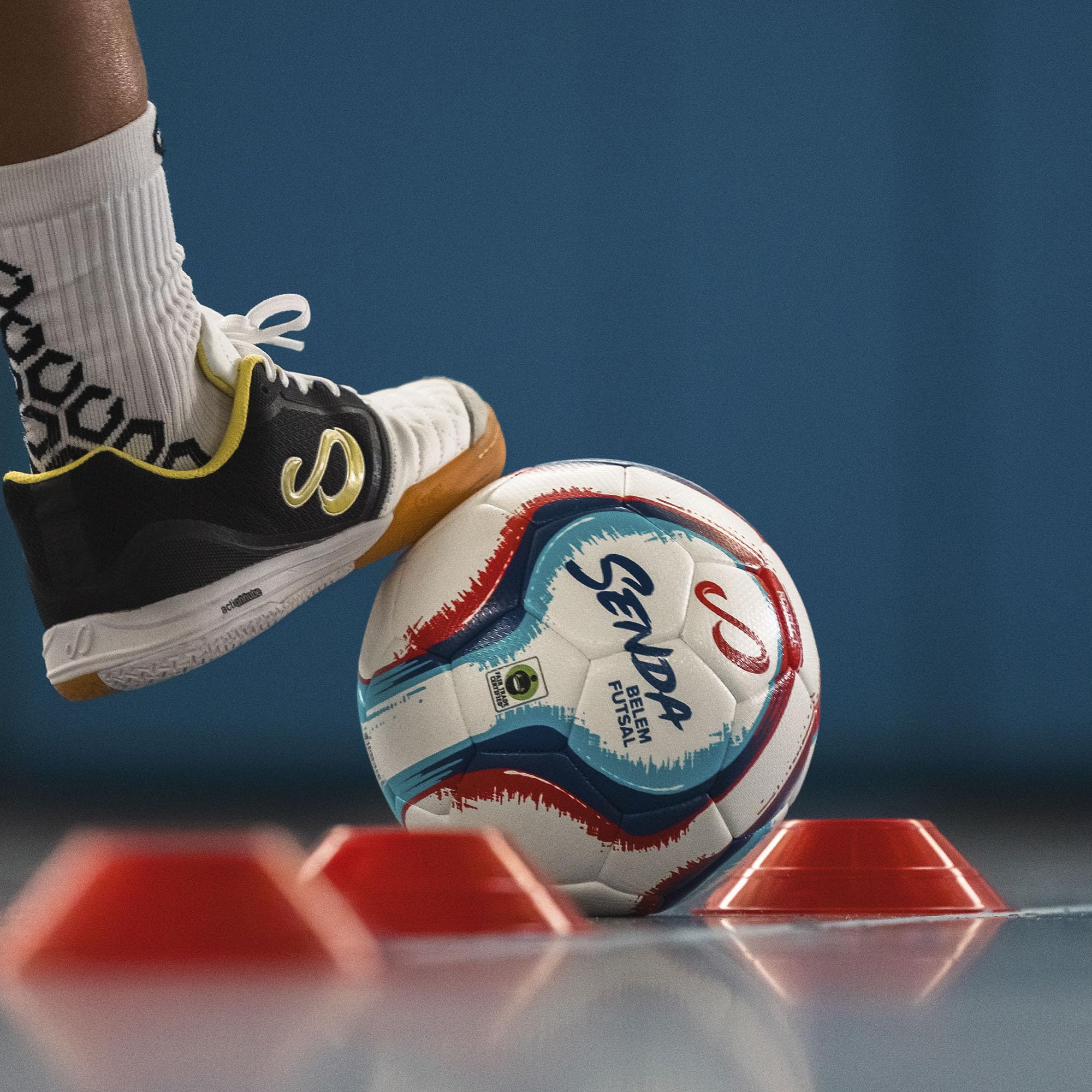 SENDA Belem - Balón de fútbol sala de entrenamiento, certificado de comercio justo