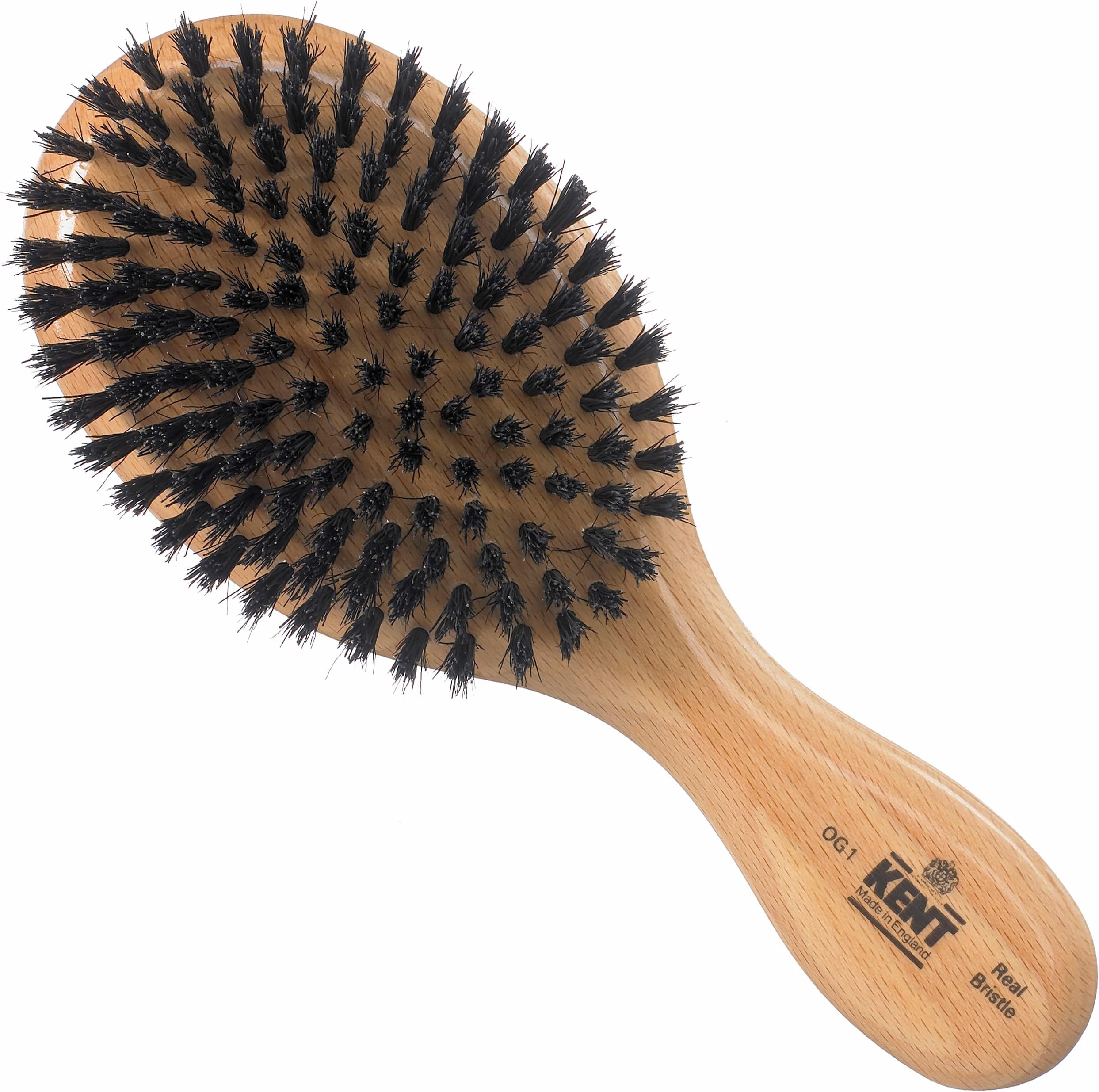 Oval Club Satinwood Black Bristle Brush - OG1 (PACK OF 1)