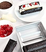 Vista 5 de USA Pan Bakeware Nonstick New England Hot Dog Bun and Lobster Roll Loaf Pan, Aluminized Steel