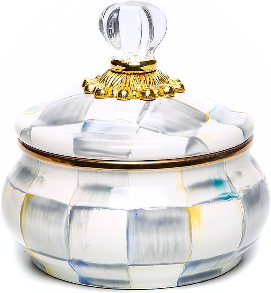 MACKENZIE-CHILDSの皿2つ Amazon｜MACKENZIE-CHILDS 小さなエナメルキャニスター キッチン