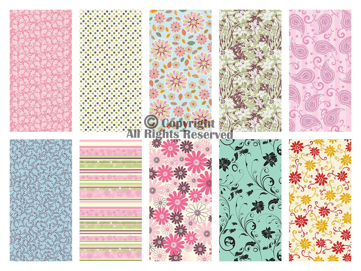 Craftido 10pcs 18”x21”(46x53cm) Fat Quarters Fabric Bundles, Medium Weight 145g, 100% Cotton Fabric for Quilting Sewing - Image 2