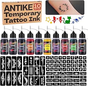Drfeify Papier Tatouage Temporaire DIY Impression Transfert Pour