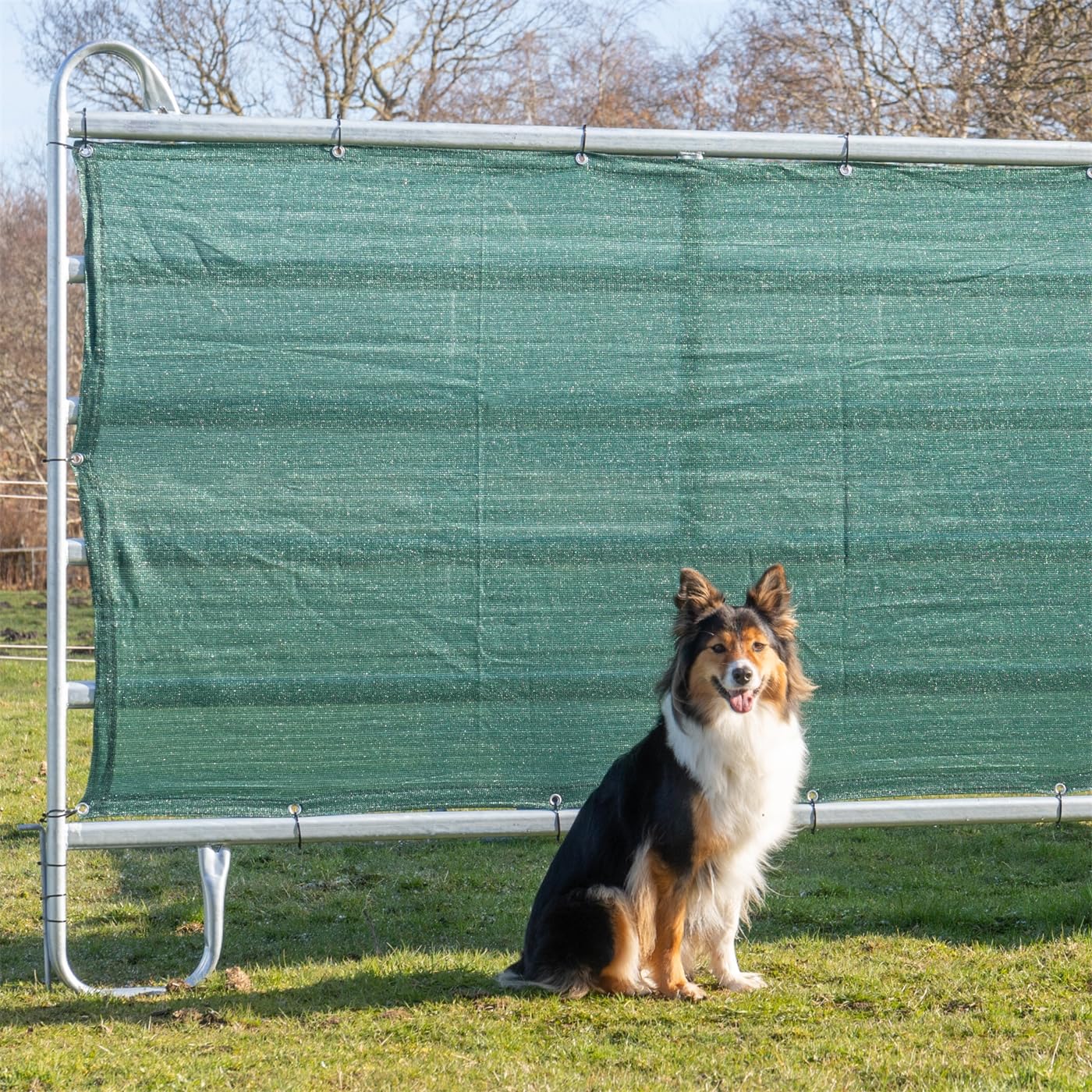 VOSS.farming Windschutznetz 11,30x1,2m für Weidepanels grün