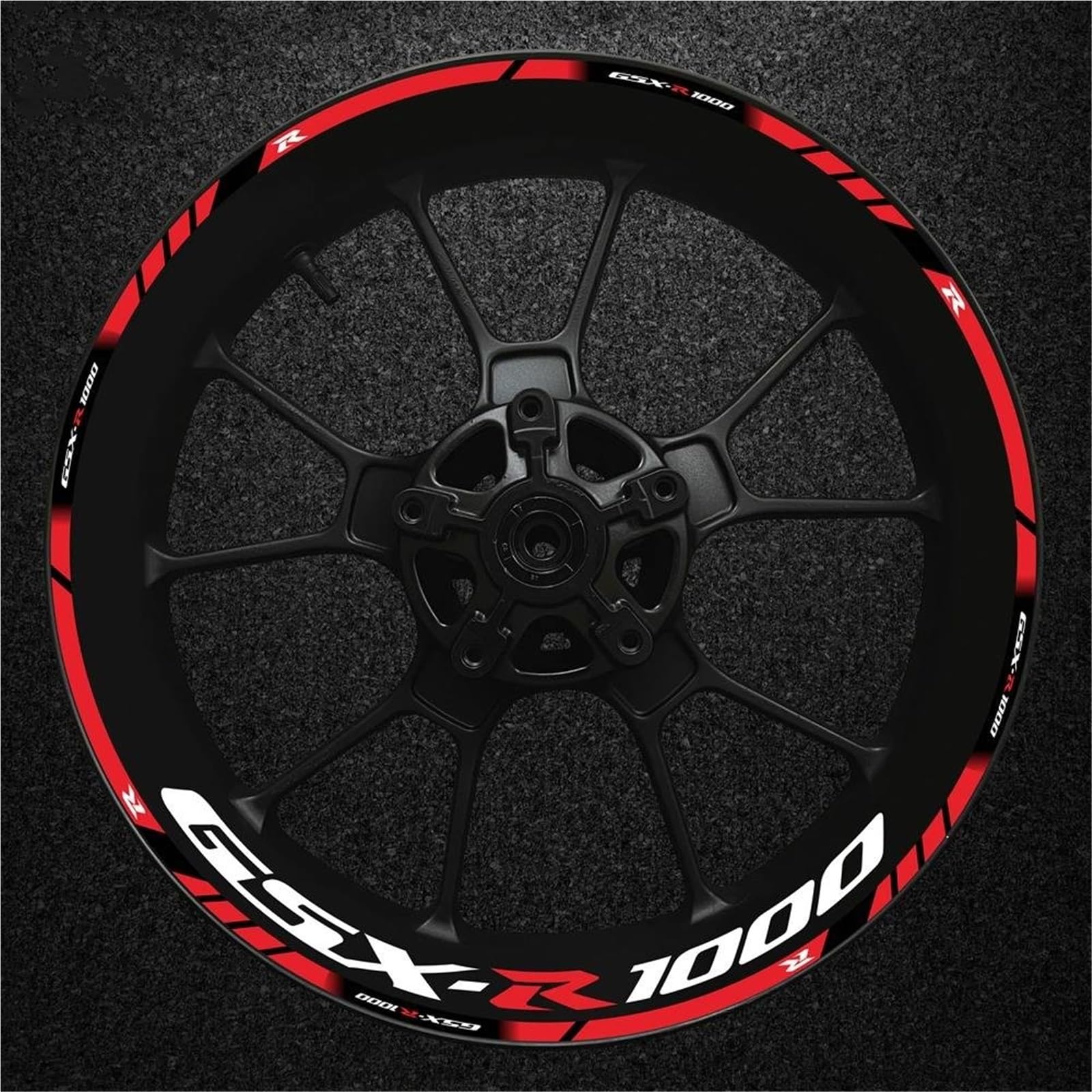 Wheel Stickers Motorcycle Reflective Wheel Decal for Suzuki GSXR1000 GSXR GSX-R 1000 GSX-R1000 Rim Stripe Decals Hub Stickers Rim Reflective Decal