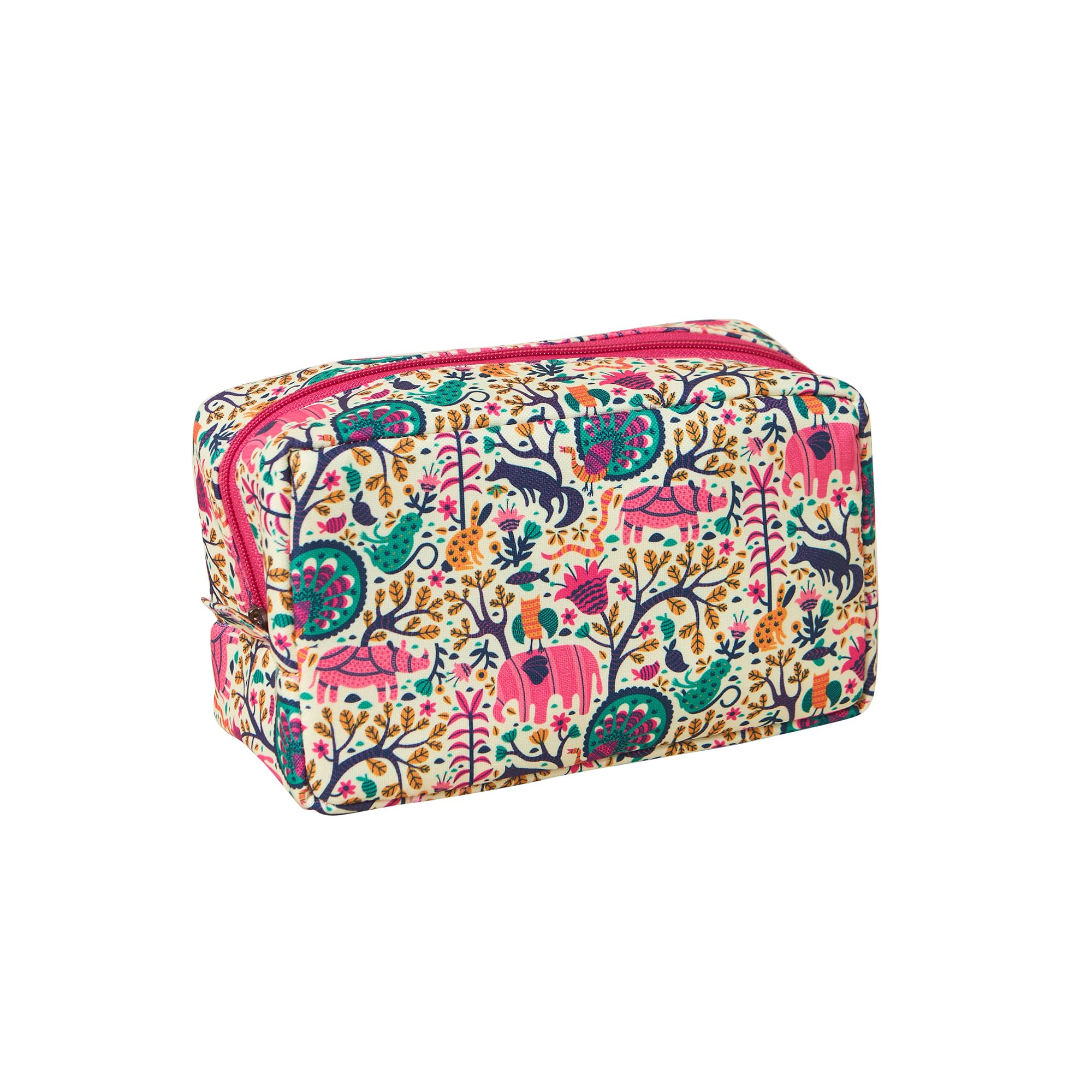 Chumbak Voyager Stationery Pouch – Sundarbans Gondh Print, 2.08 L Capacity, Zipper Closure Pencil Case & Stationery Organizer for School, Office & Travel-picture-58