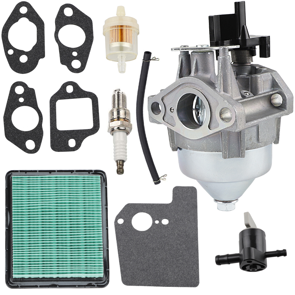HUZTL 16100-Z8B-901 Carburador para motores Honda GCV160 GCV160LA0 HRR216K9 HRS216K5 con filtro de aire 16950-Z0Y-003 Válvula de apagado de combustible HUZTL 16100-Z8B-901 Carburador para motores Honda GCV160 GCV160LA0 HRR216K9 HRS216K5 con filtro de aire 16950-Z0Y-003 Válvula de apagado de combustible