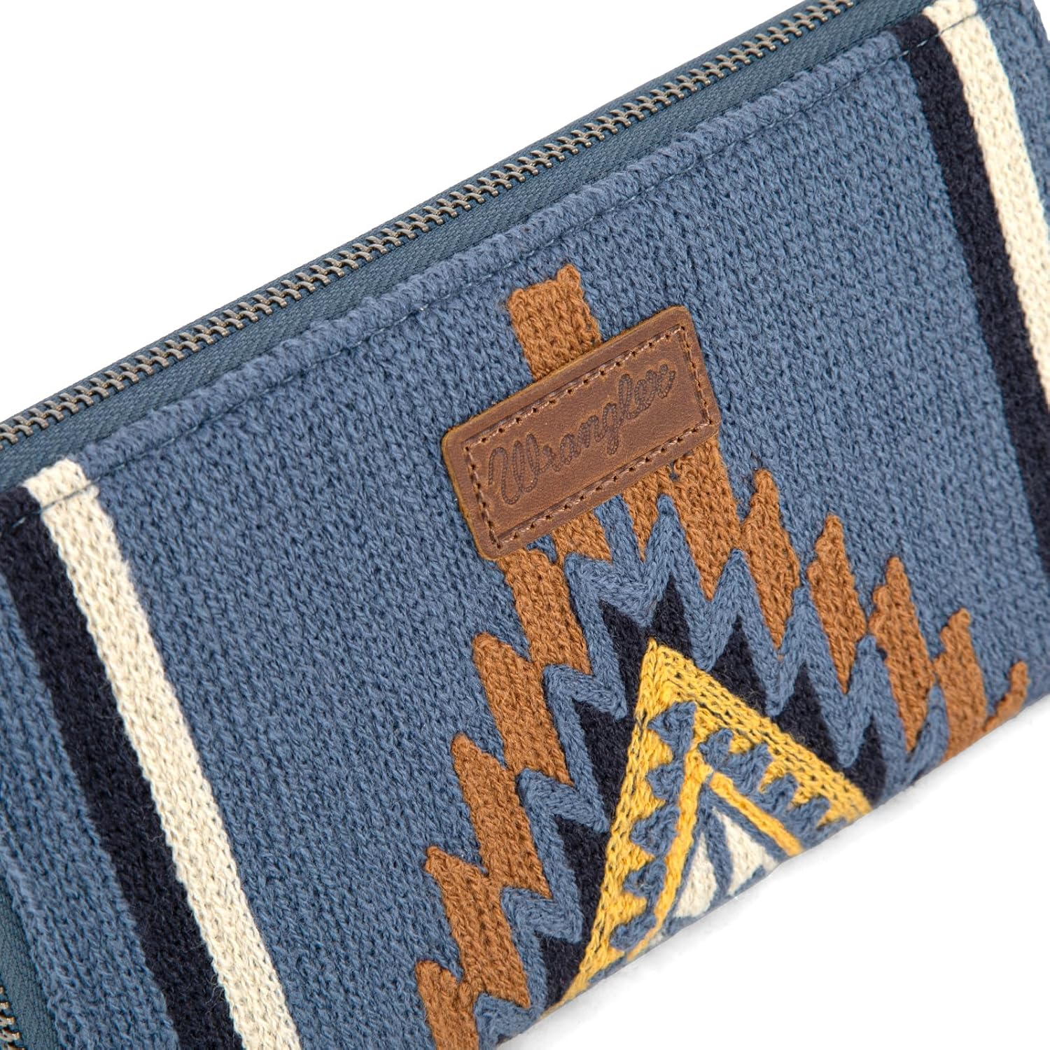 Montana West X Wrangler Wristlet Wallet Western Aztec Womens Wallet Large Capacity Long Purse RFID Clutch Purse Credit Card Holder for Women - Image 6