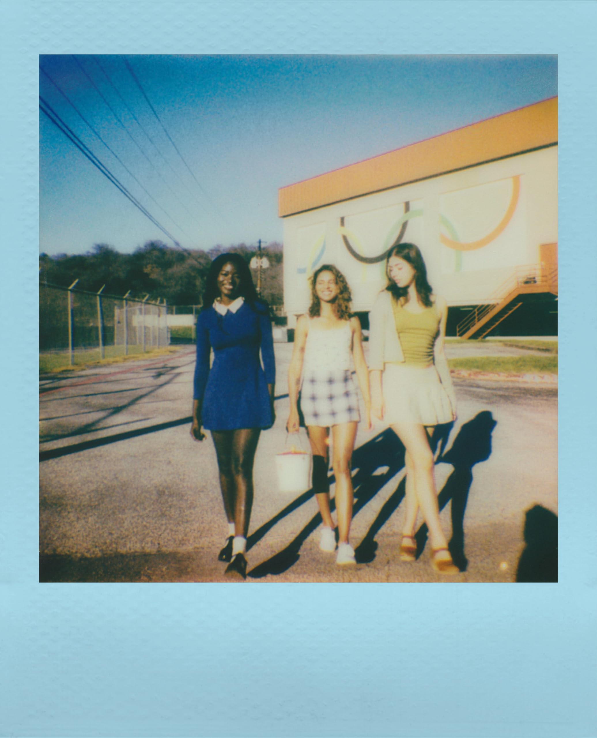 Polaroid Kolorowa folia do Go - niebieskie ramki - kompatybilna tylko z aparatem Polaroid Go - 16 zdjęć (6376)