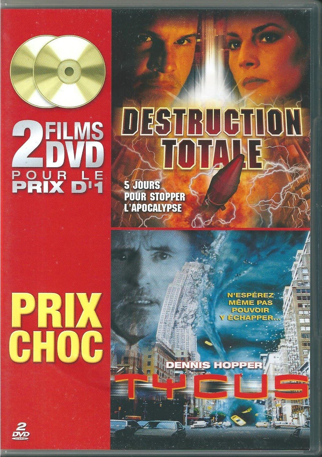 Pack Tycus y Destruction Totale en DVD con audio original de Francia