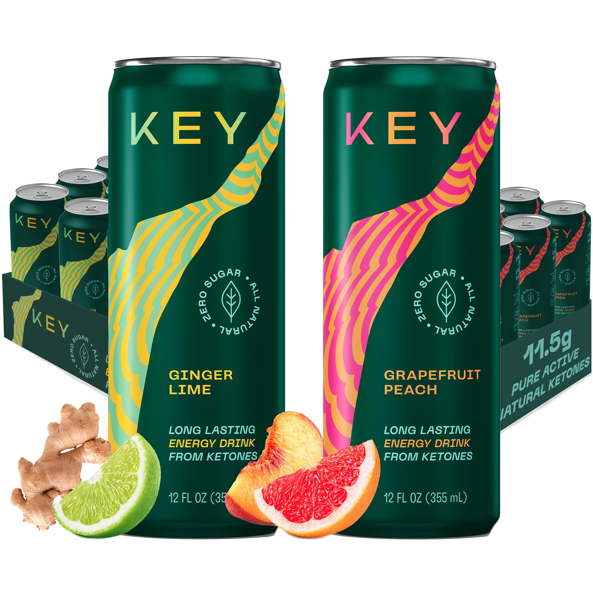 Amazon.com : KEY 24-Pack Combo Bundle - Ketone Energy Drink