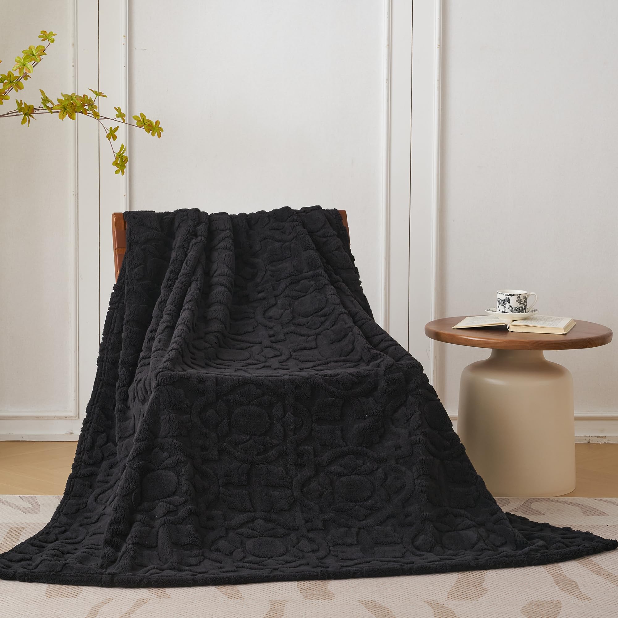 Amazon.com: KORBLISS Home Fleece Throw Blanket for Couch, Bed, TV