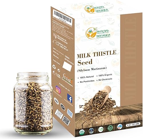 Semillas de hierba de cardo mariano semilla de cardo Mariano Orgánico para un apoyo óptimo al hígado, desintoxicación natural y bienestar, disponible en Yaxa Peru