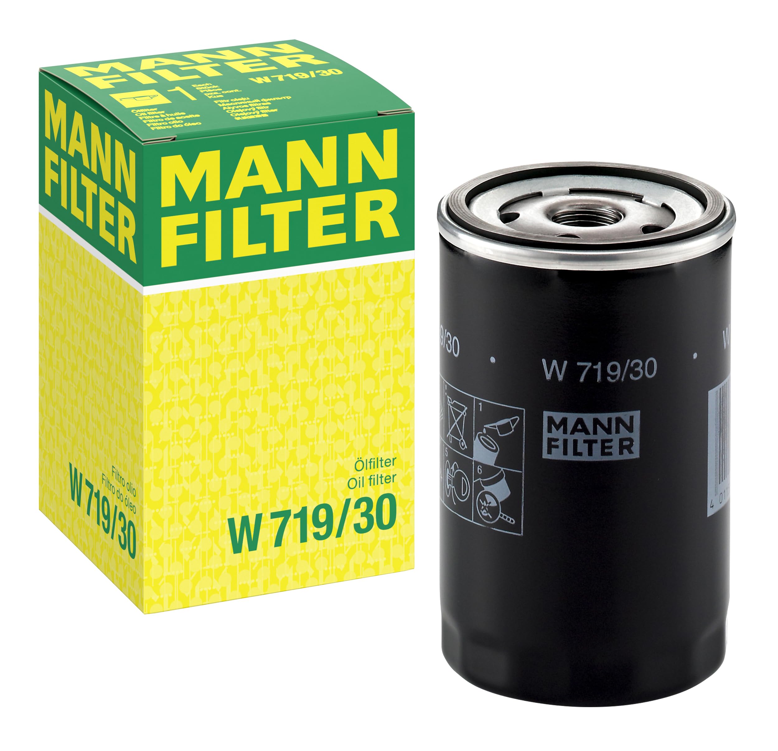 MANN-FILTER W 719/30 Oil Filter - CARS + TRANSPORTERS