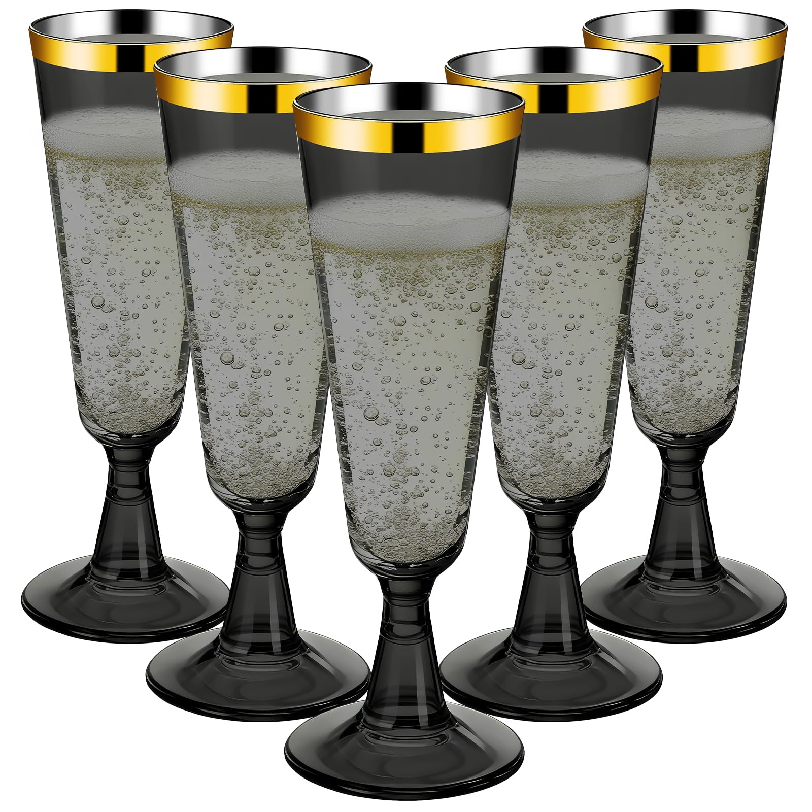 Disposable Champagne Flutes - 40 Pack -8