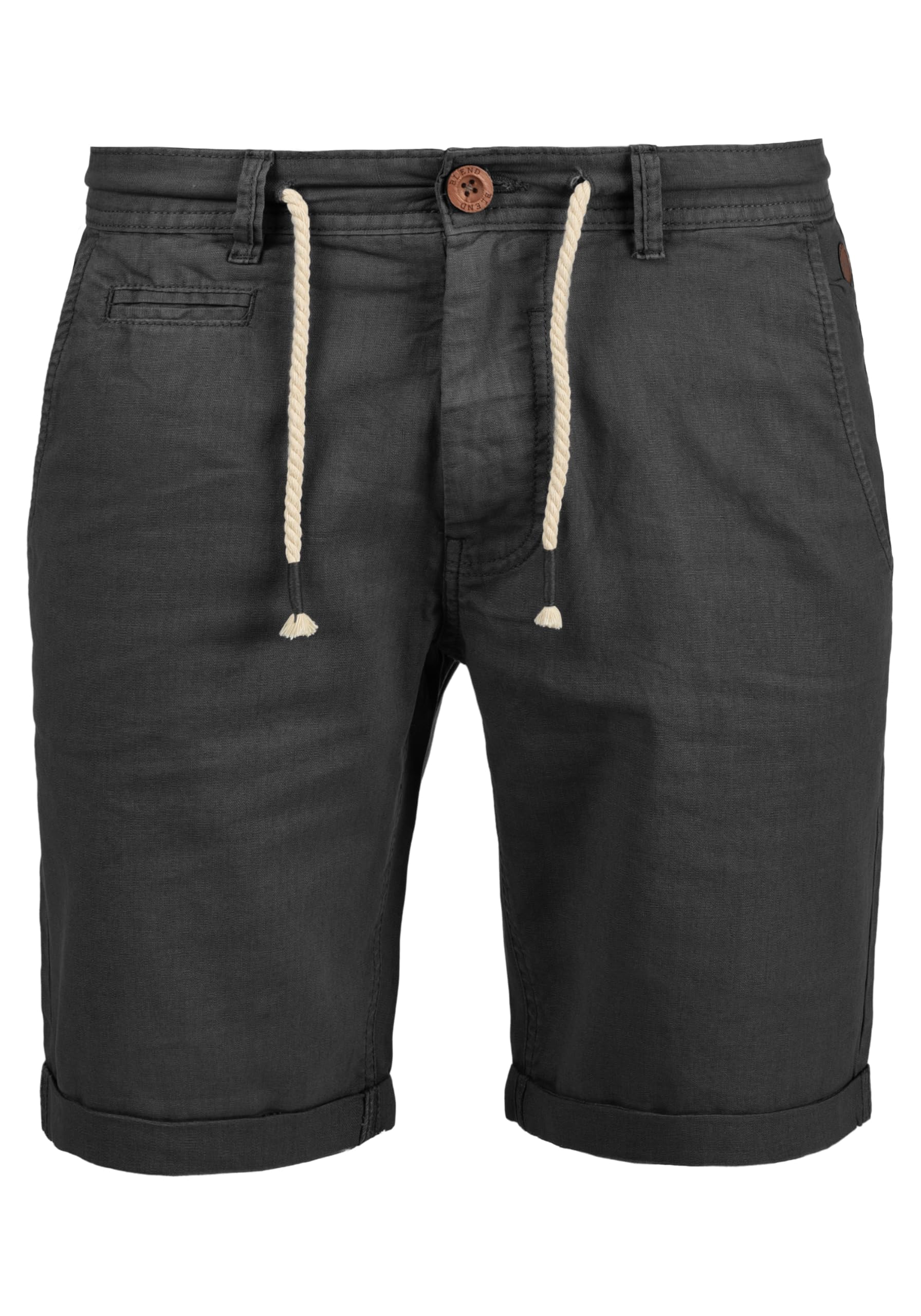 Blend Lias Herren Leinenshorts Kurze Leinenhose Bermuda Regular Fit