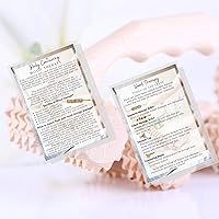 Vista 9 de Preguntas frecuentes sobre el contorno corporal de terapia de madera Infocard Paquete de 30 Tamaño de postal grande de 4 x 6 pulgadas Tarjeta