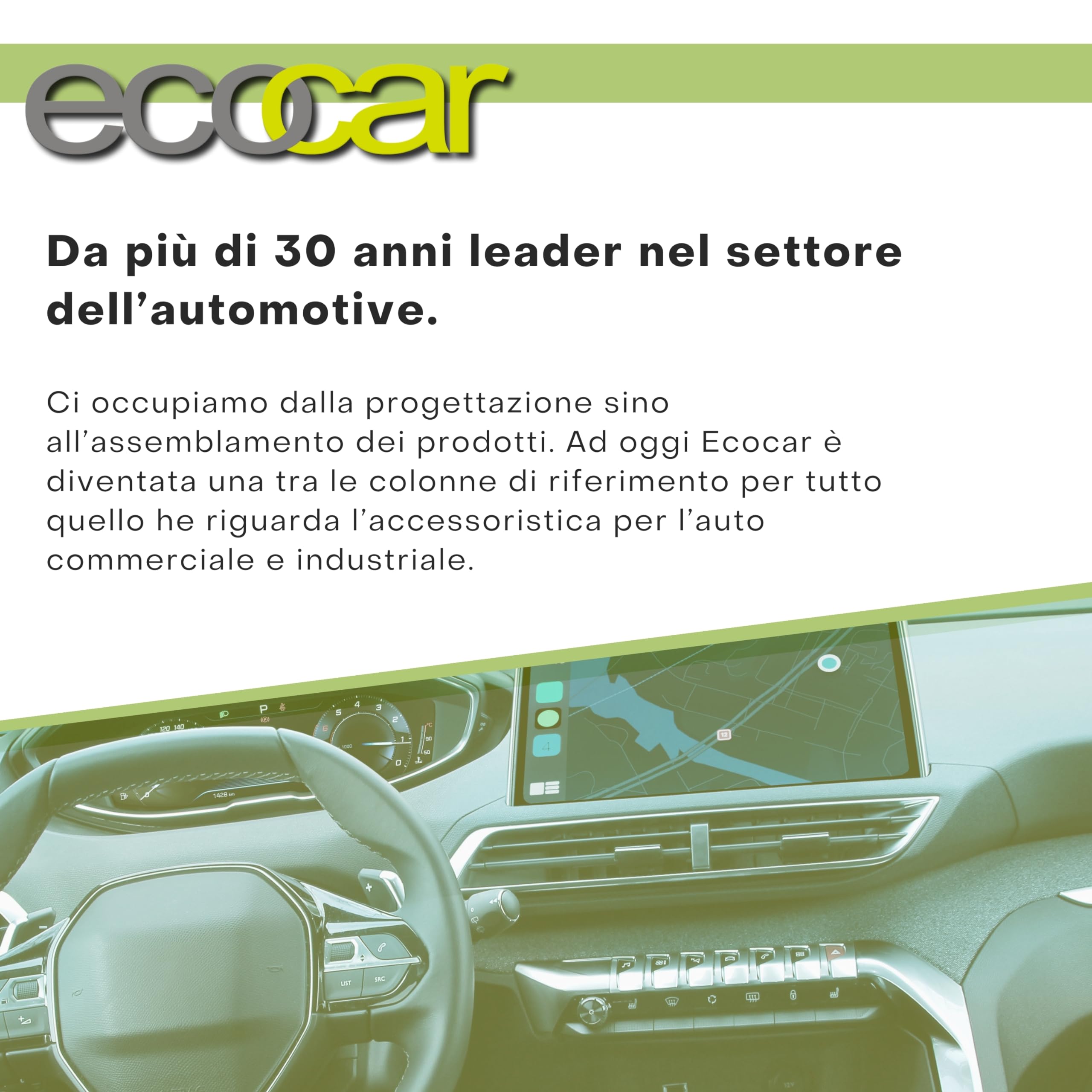 Ecocar - Caja de primeros auxilios - Kit Premium de 45 piezas - para coche, empresa - a Norma - Made in Italy (caja p.s. náutico)