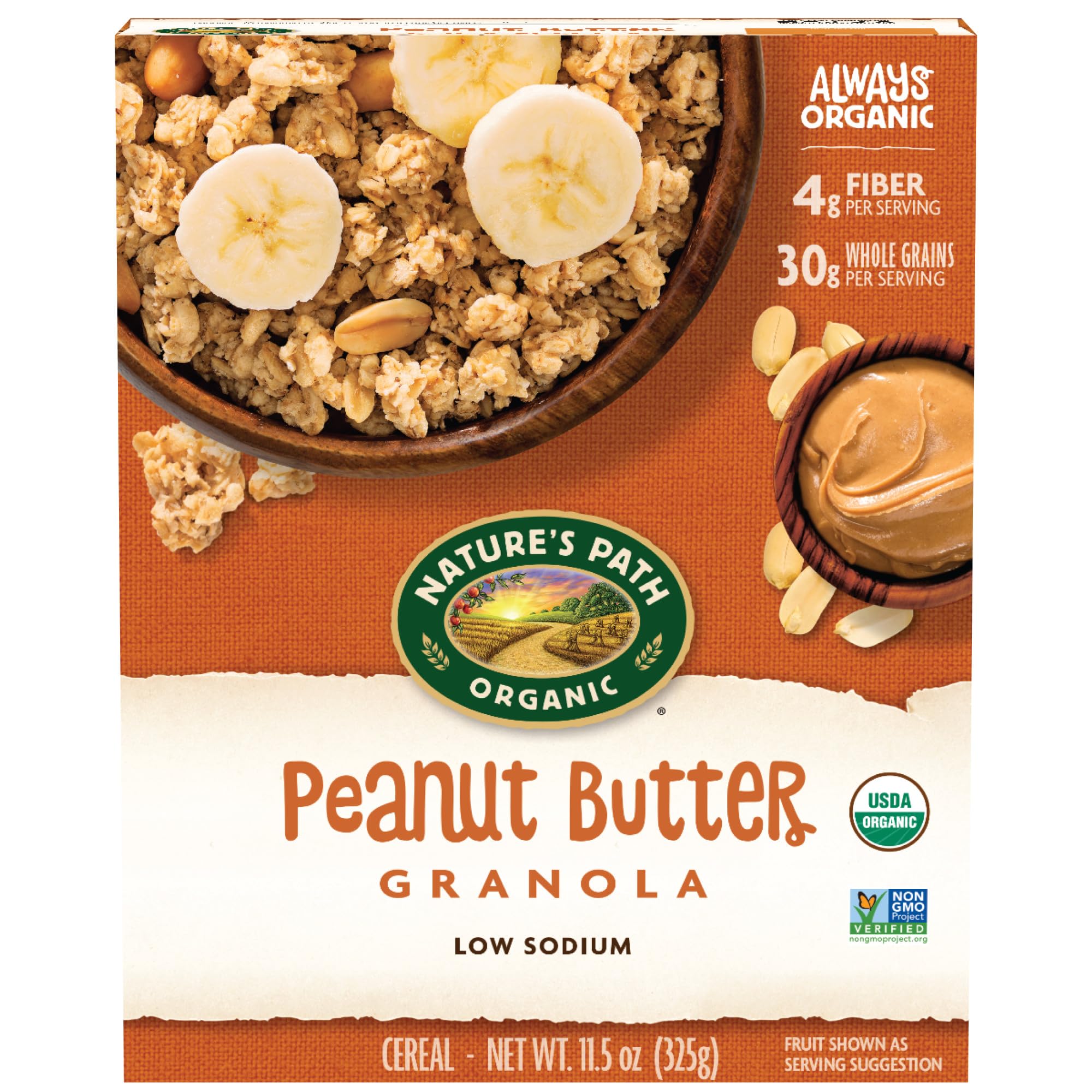 Nature's Path Organic Peanut Butter Granola, 11.5 Ounce (Pack of 1)