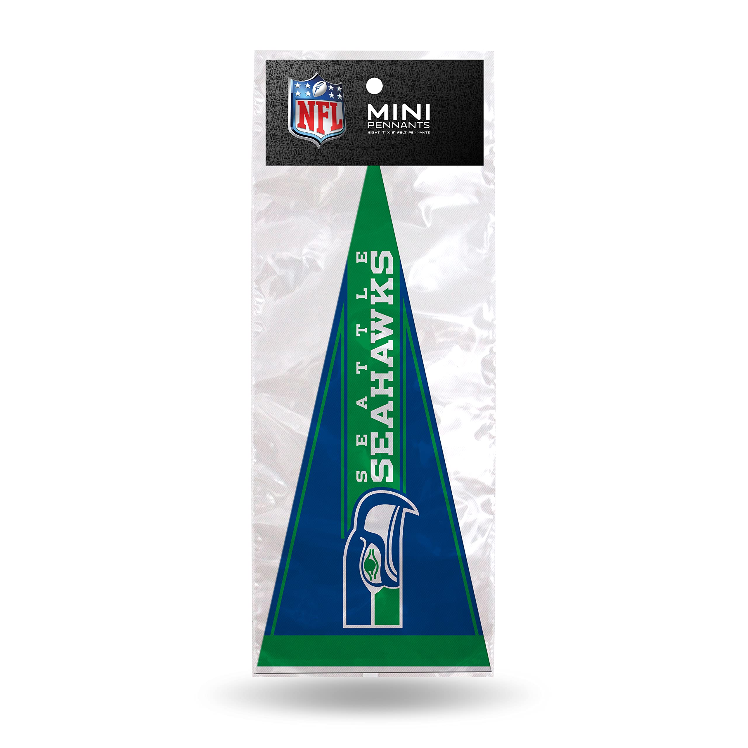 Mini fanions rétro NFL Seattle Seahawks Rico Industries : déco vintage US