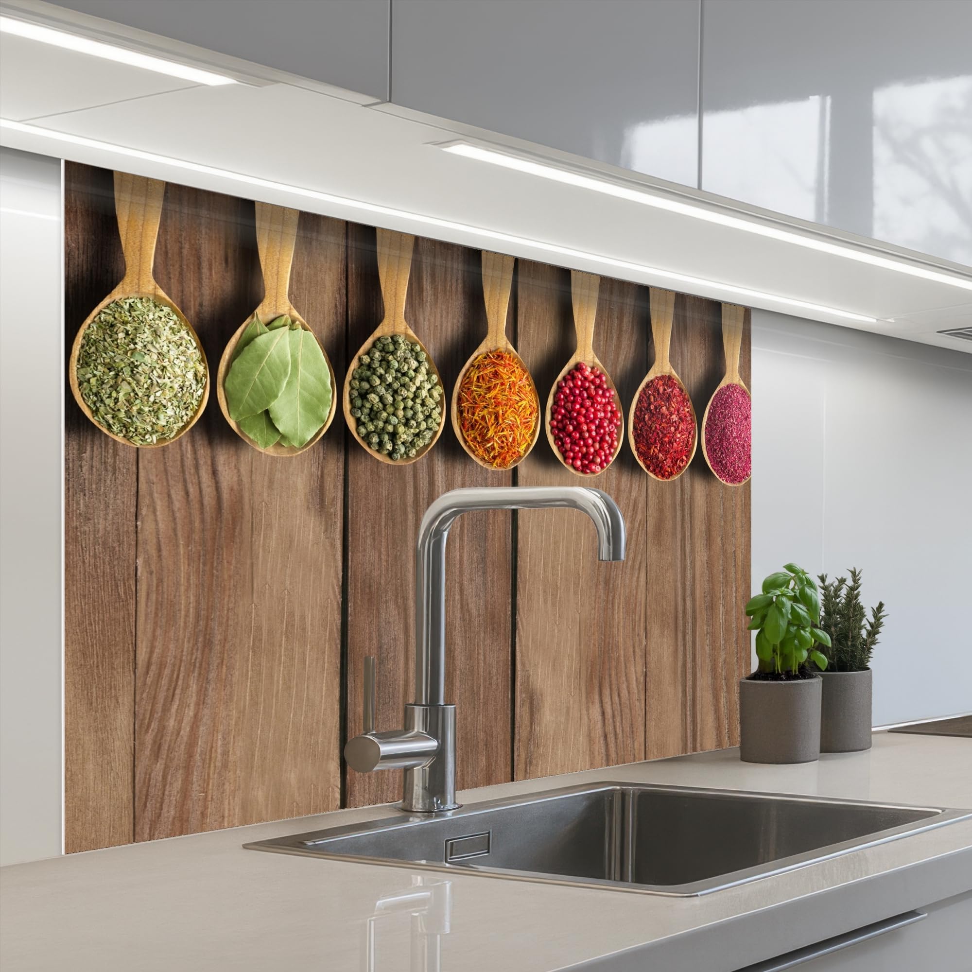 KitchenYeah© Splashback for Kitchen self Adhesive Sink Splash Splatter