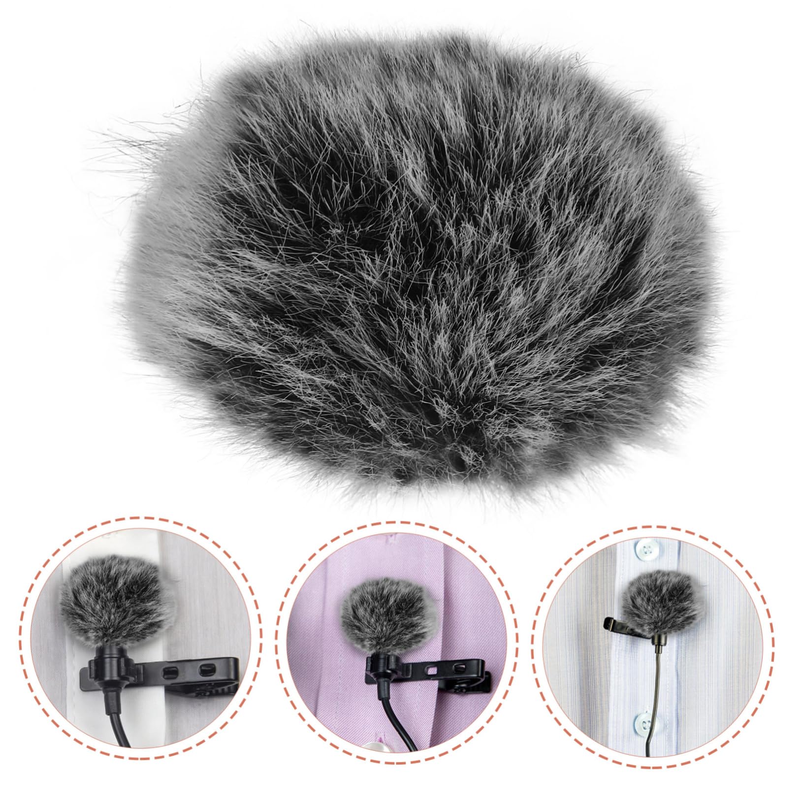 Mikrofon Windschutz Windschutzhaube Für Mikrofone Furry Mikrofonabdeckung Und Ideal Als Mikrofon Zubehör Für Auftritte Und Aufnahmen Schützt Vor