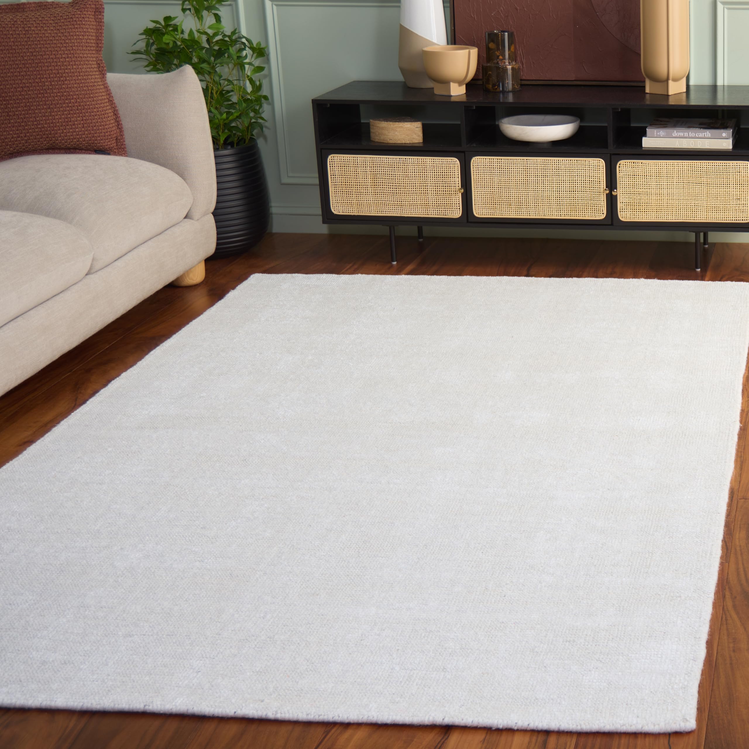 Amazon.com: SAFAVIEH Stone Wash Collection 5' x 8' Ivory STW120A