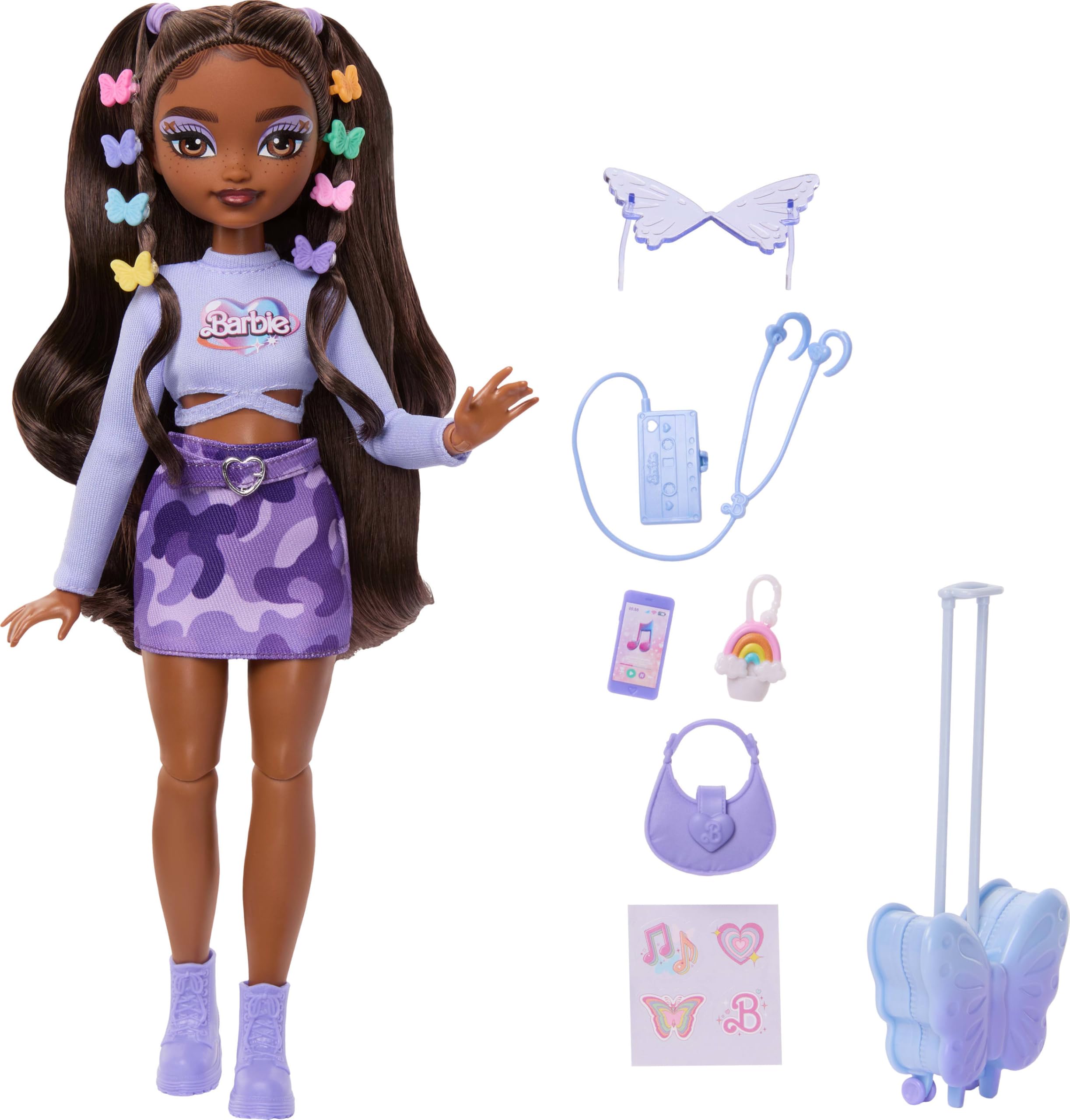 Amazon.com: Barbie Dream Besties Weekend Getaway Brooklyn Doll and