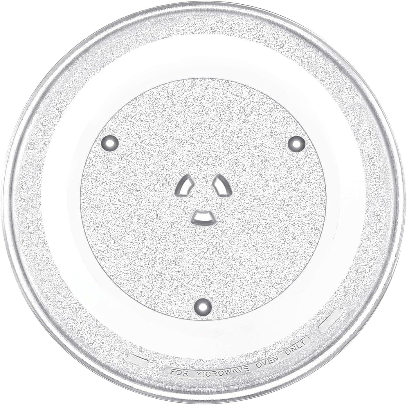 Plateau Micro Onde 24,5 Cm En Verre, Assiette Tournante En Verre Type Y