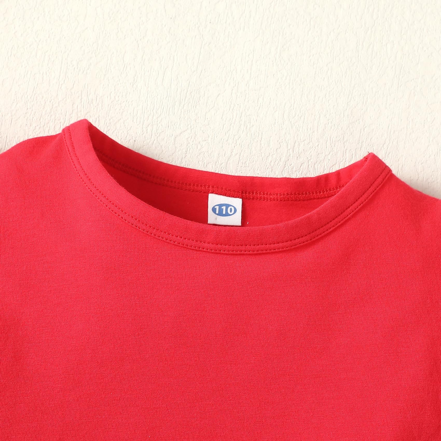 Magic Park 1–14 Jahre Kleinkind Rüschen T-Shirt Mädchen Einfarbig Bluse Kinder Mädchen Kurzarm Tops Casual Tee