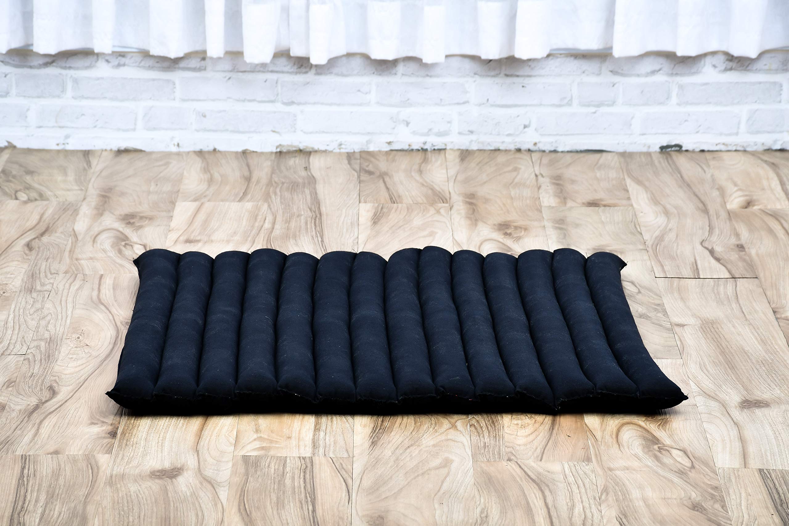 Leewadee Zabuton Meditationsmatte - Kapok Bodenkissen für Yoga, Zen & Kniematte