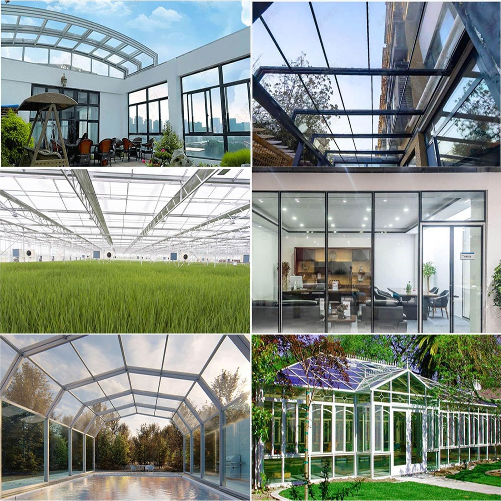1mm Starke Transparente Strapazierfähige Platte Polycarbonat Dachplatte
