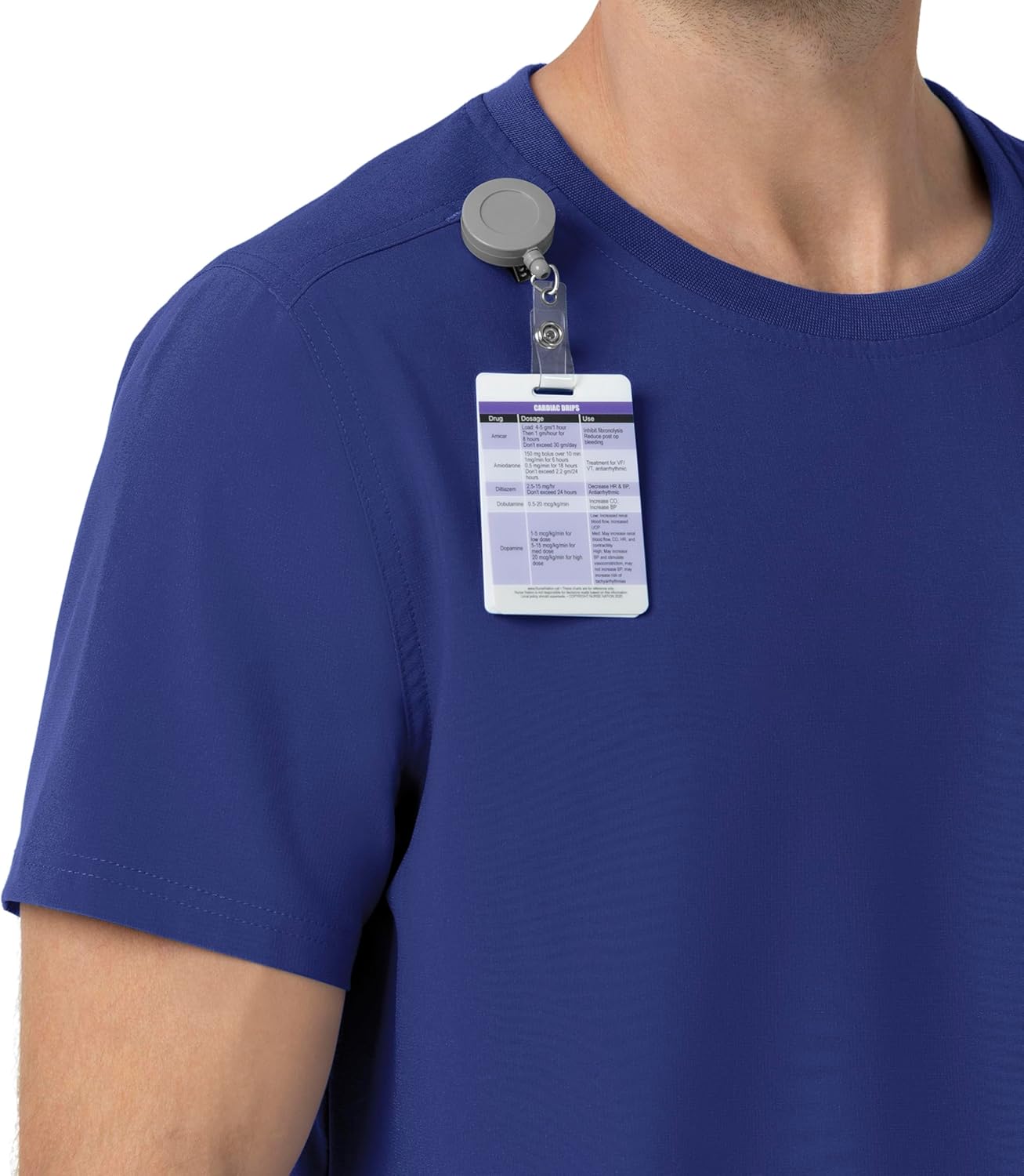 Carhartt Mens Men's Force® Cross-Flex Crew Neck Scrub Top - Image 9