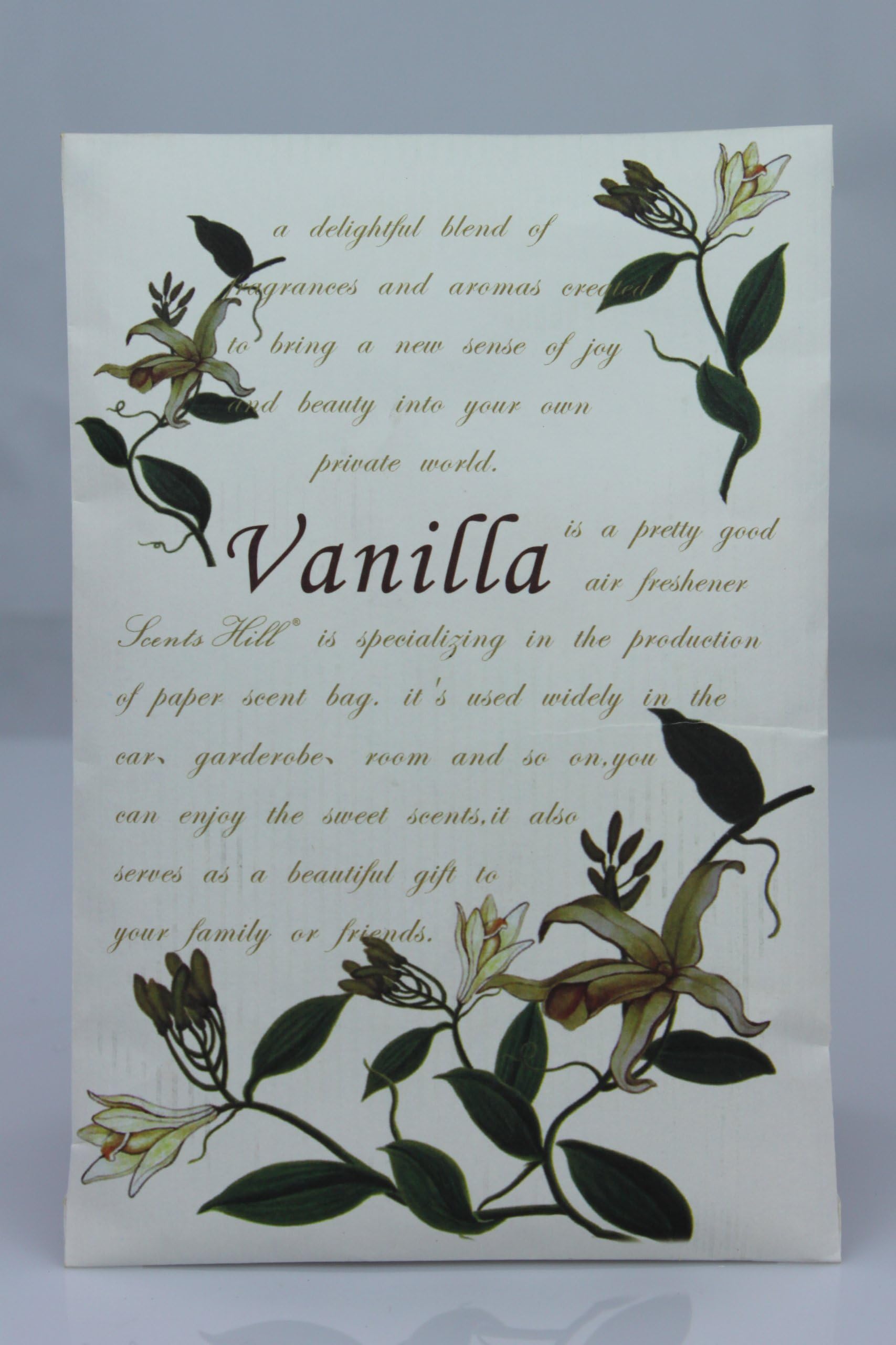 Scented Sachets for Drawer & Closet, Lot of 8 (Vanilla)