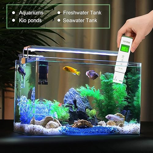 Miniatura 5 de YINMIK YK-P01 - Medidor de pH digital para hidroponía de agua, medidor de temperatura de pH preciso con ATC para piscina, spa, jacuzzi, plantas de