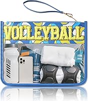 PPeen Baseball Clear Chenille Letter Zipper Pouch - Waterproof Treat Bags for Team Gifts, Sports Accessories & Travel