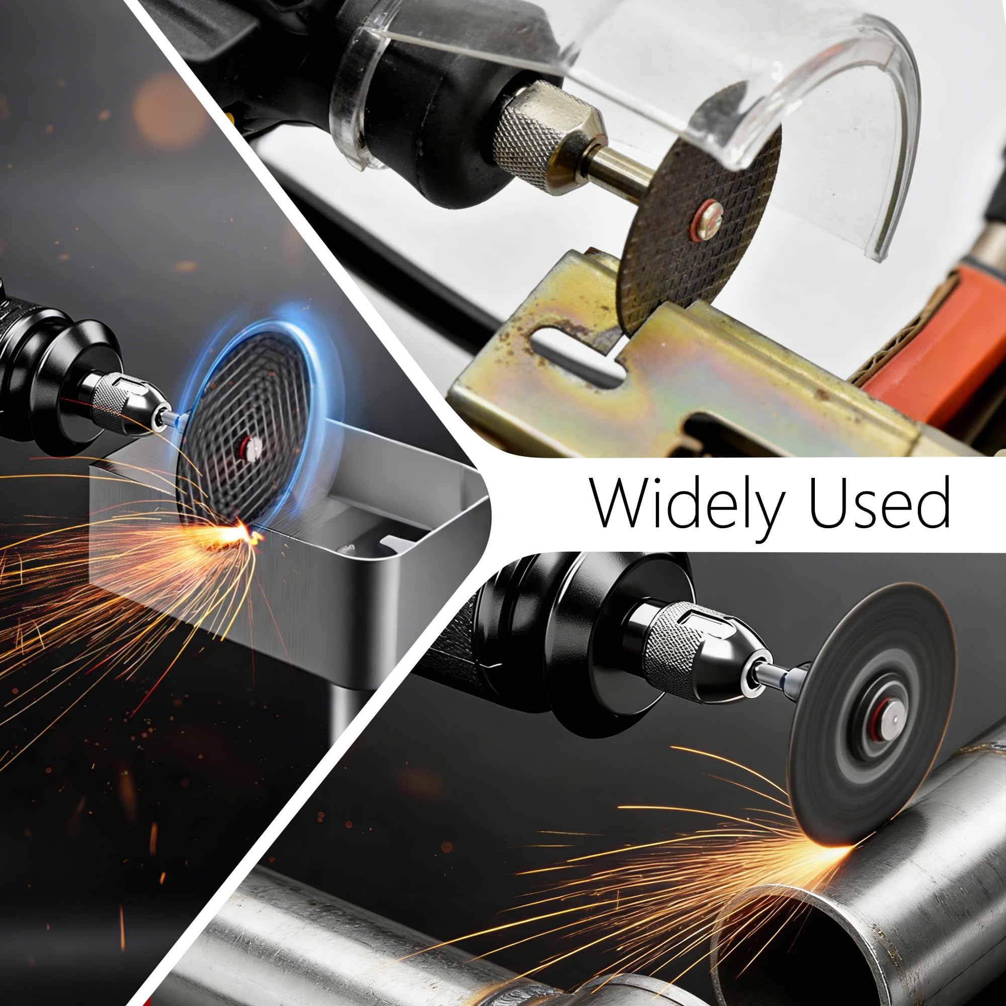 Rotary Tool Cut Off Wheels - 60 Pack with Mandrels -7