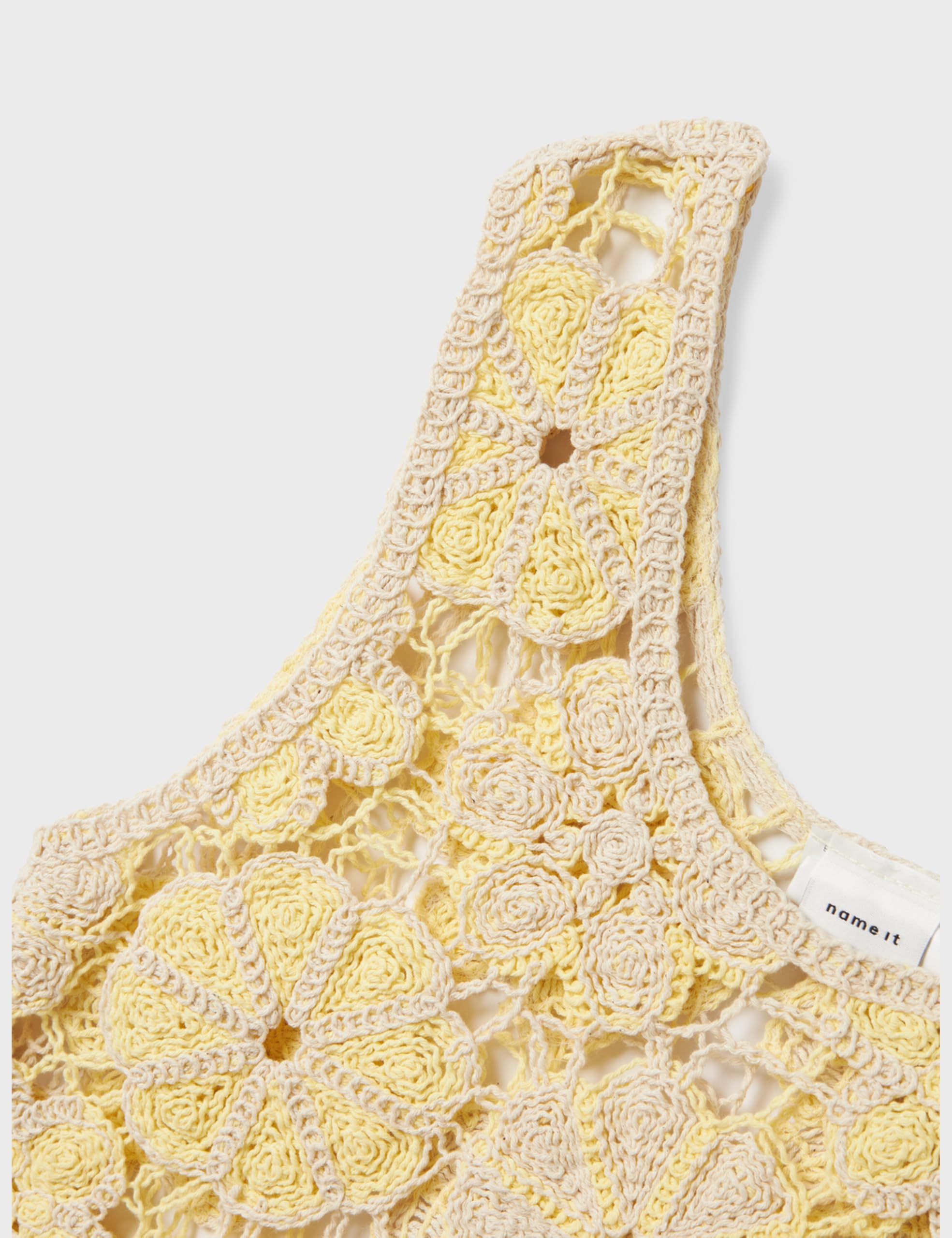 NAME IT Nkfheka SL topy dziewczęce, Cytryna Meringue., 146-152