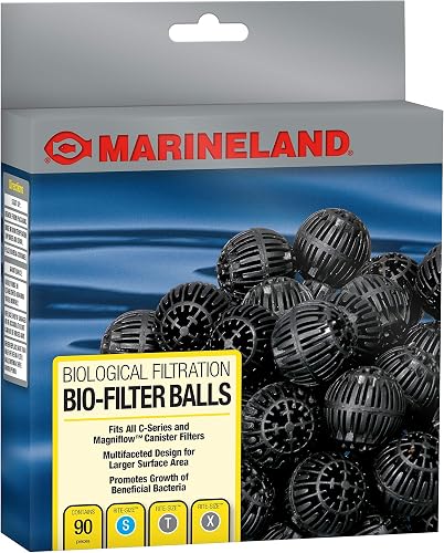 Marineland Bio-Filter Balls, Supports Biological aquarium Filtration, Fits All C-Series Canister Filters 90 Count (Pack of 1)