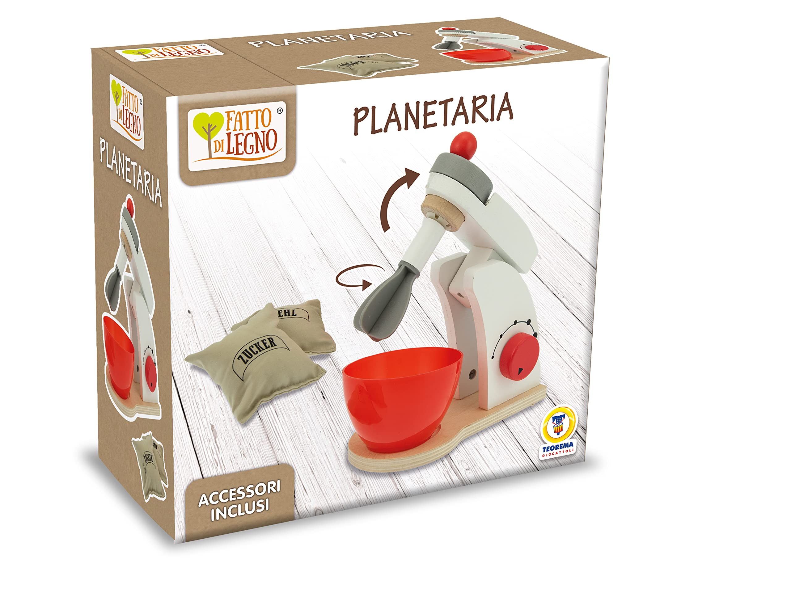 Set Cucina Giocattolo Teorema Per Bambini Con Fornello A 2 Fuochi, Pentole E Utensili - Gioco Di Imitazione Realistico