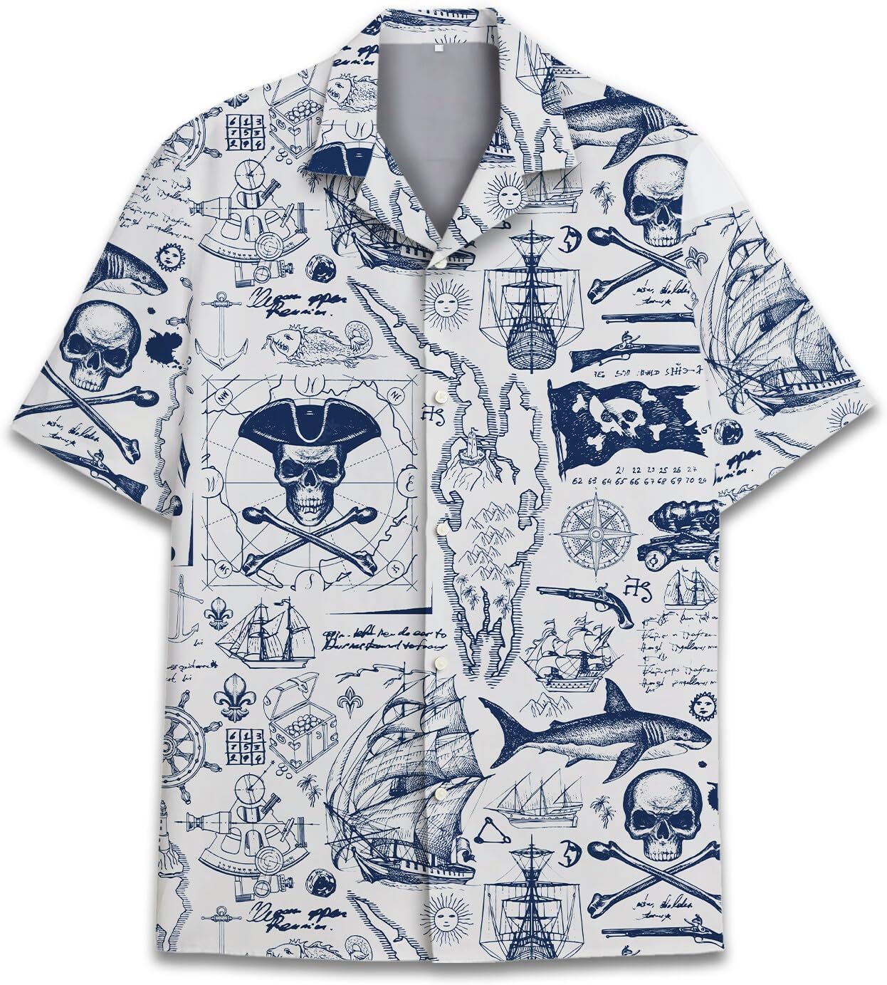 HIHI GLOBAL Tropical Bigfoot Hawaiian Shirts for Men Women, Bigfoot Sasquatch Summer Beach Aloha Button Down Short Sleeve